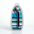 Retail package presentation of the Essential P-Spot Vibe displayed inside branded Trinity Vibes packaging with visible product window and key product specifications.