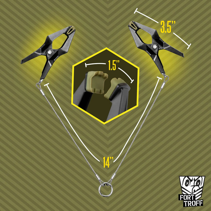 Fort Troff Hardwire Hangers XL nipple clamps, shop wholesale nipple toys, view 5