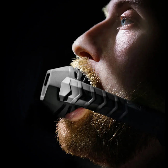 Fort Troff Max Comfort Silicone Ball Gag with bite fins, shop online, view 2