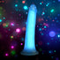 Lollicock 7" Glow-in-the-Dark Silicone Dildo - Blue