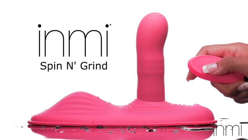 Spin 'N' Grind Rotating & Vibrating Silicone Grinder XR Brands Spin 'N' Grind Rotating & Vibrating Silicone Grinder XR Brands