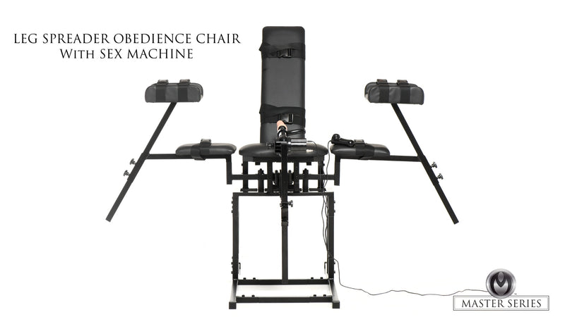 Leg Spreader Obedience Chair with Sex Machine – XR Brands