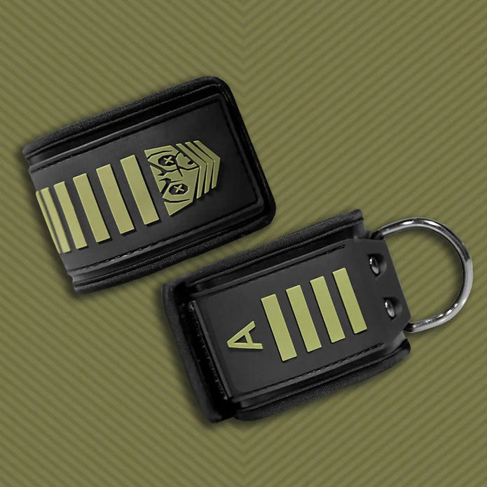 Fort Troff Tactical Velcro Ankle Cuffs with carabiners, shop bondage restraints, view 2