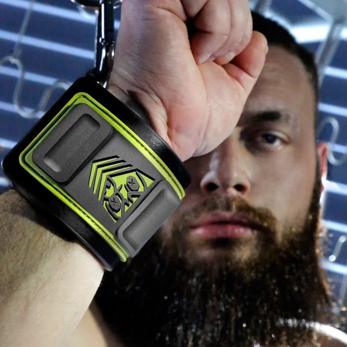 Fort Troff Tactical Velcro Wrist Restraints with carabiner, buy bondage cuffs online, view 3