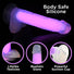 Lollicock 7" Glow-in-the-Dark Silicone Dildo w/ Balls - Pink