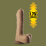 Fort Troff Uncut Thruster foreskin thrusting dildo, buy online, view 2
