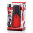 Retail packaging for the Vibra Head Bionic Auto Stroker showcasing the product through a display window with branding, feature highlights, and 30 power mode callouts.