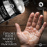 Close-up application scene featuring Master Series Fisting Lubricant 16 oz dispensing onto an open palm, highlighting the smooth, viscous consistency designed for prolonged lubrication.
