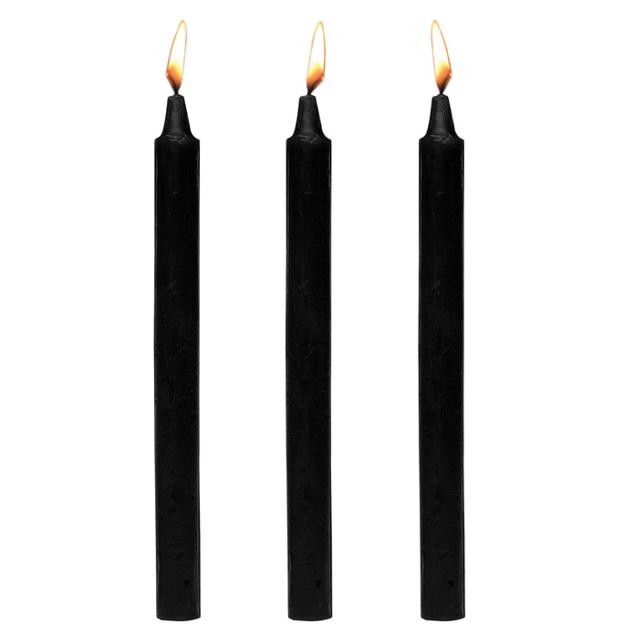 Dark Drippers Fetish Drip Candles Set of 3 - Black