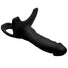 Hollow Silicone Dildo Strap-on - Black