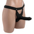 Hollow Silicone Dildo Strap-on - Black