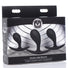 Dark Droplets 3 Piece Curved Silicone Anal Trainer Set