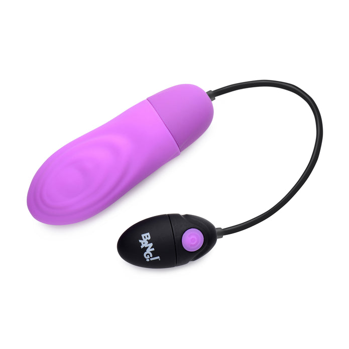 7X Pulsing Rechargeable Silicone Vibrator - Purple