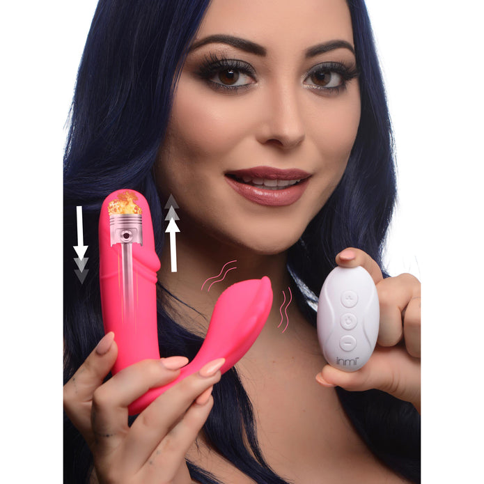 Panty Thumper 7X Thumping Silicone Vibrator with Remote XR Brands Panty Thumper 7X Thumping Silicone Vibrator with Remote XR Brands