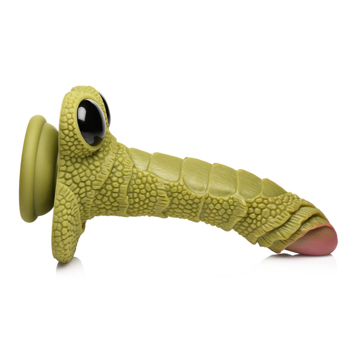 Swamp Monster Green Scaly Silicone Dildo XR Brands Swamp Monster Green Scaly Silicone Dildo XR Brands