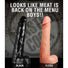 Moby Huge 3 Foot Tall Super Dildo- Black