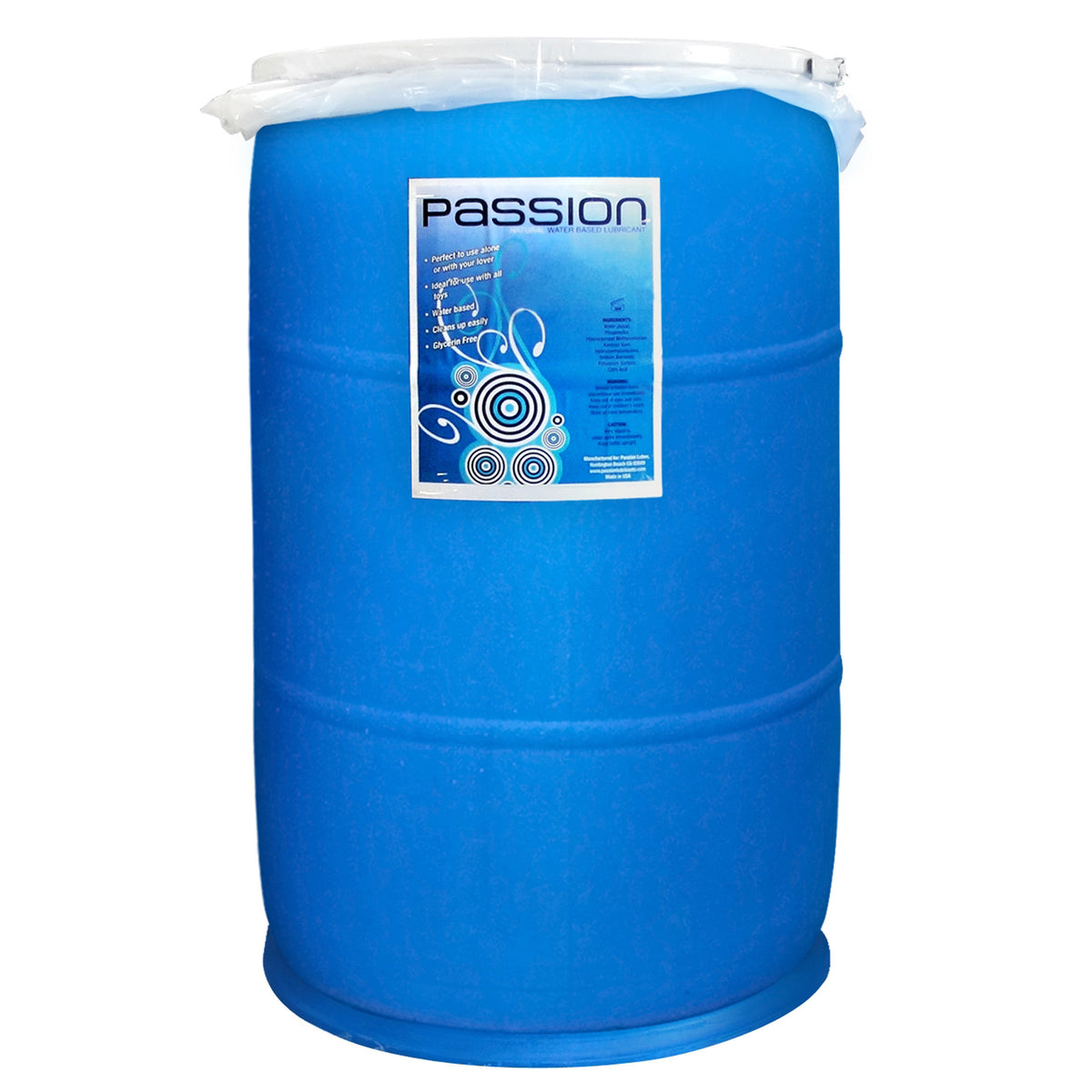 Passion Natural Water-Based Lubricant - 55 Gallon