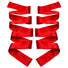 Scarlet Red Satin Sash Set