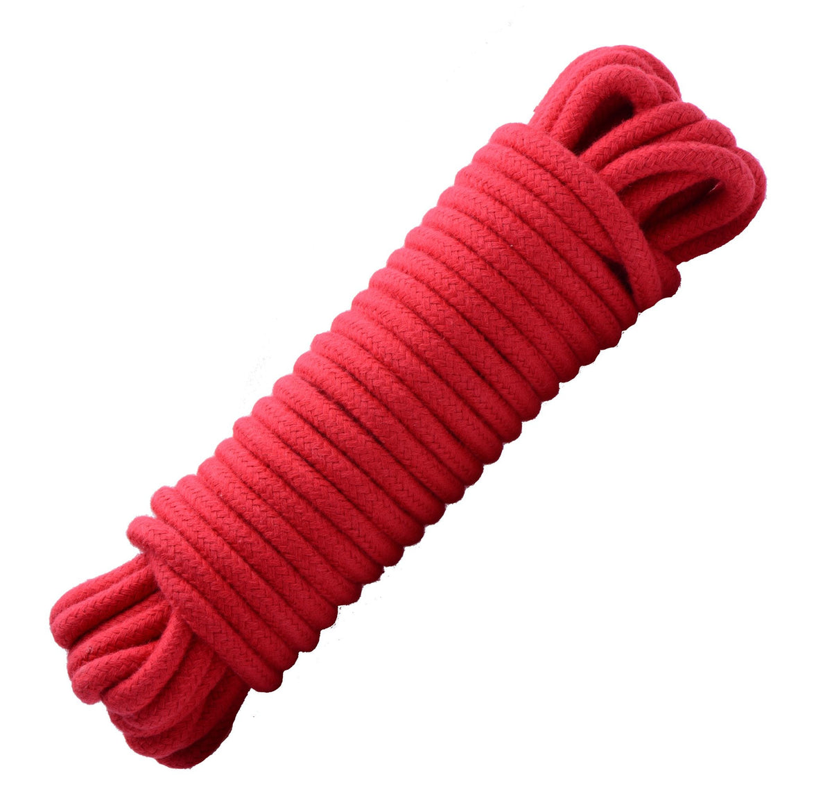 Red Cordon Ropes 32 Foot Cotton Bondage Rope - Red – XR Brands