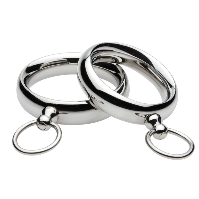 Lead Me Stainless Steel Cock Ring- 1.75 Inch