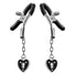 Charmed Heart Padlock Nipple Clamps