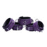 Purple 5 Piece Leather Bondage Set
