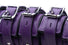 Purple 5 Piece Leather Bondage Set