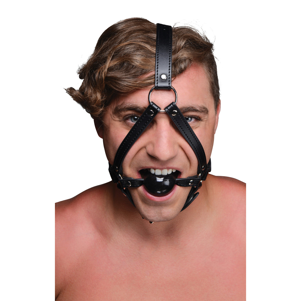 Head Harness with 1.65 inch Ball Gag