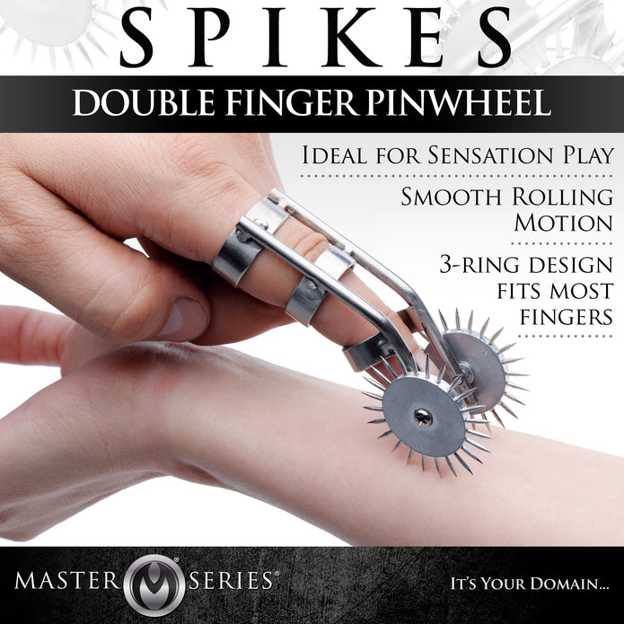 Spikes Double Finger Pinwheel