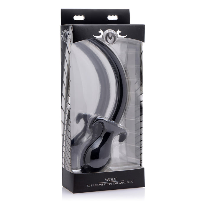 Woof XL Silicone Puppy Tail butt plug XR Brands Woof XL Silicone Puppy Tail butt plug XR Brands