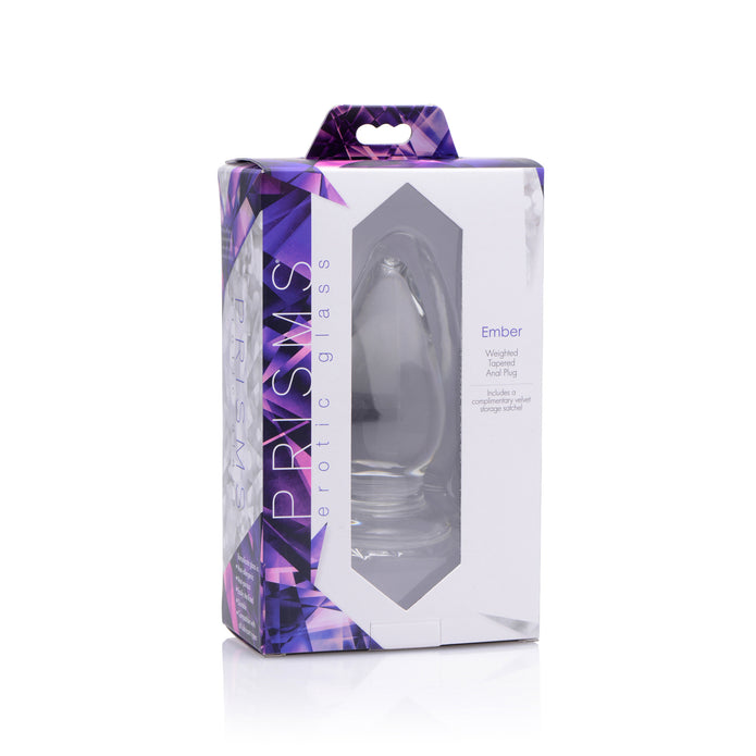 Ember Weighted Tapered Anal Plug XR Brands Ember Weighted Tapered Anal Plug XR Brands