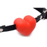 Heart Beat Silicone Heart Shaped Mouth Gag