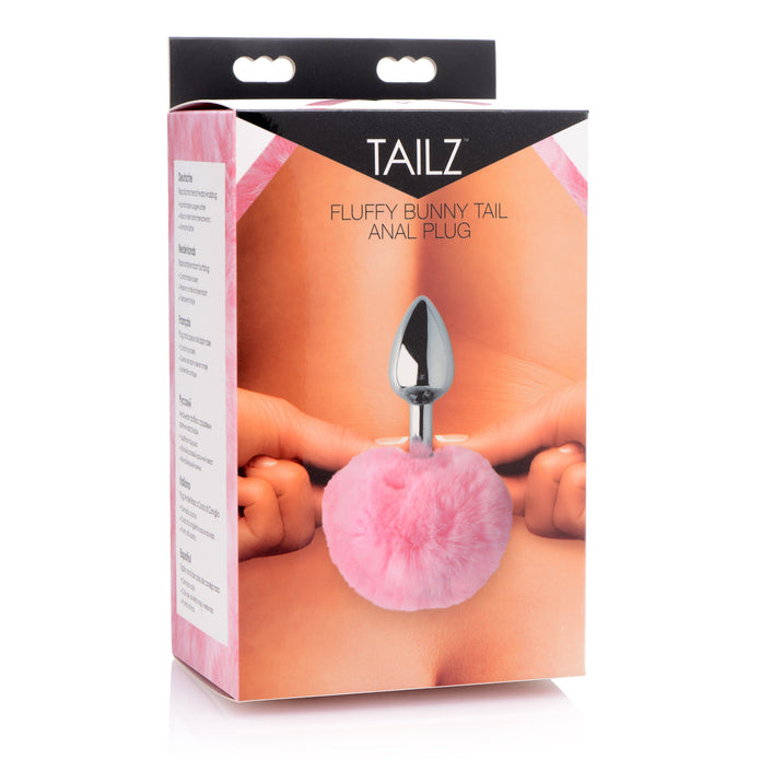 Fluffy Bunny Tail Anal Plug XR Brands Fluffy Bunny Tail Anal Plug XR Brands