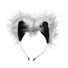 Grey Wolf Tail Anal Plug and Ears Set