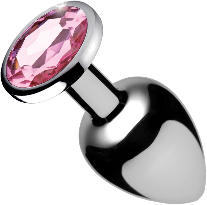Pink Gem Anal Plug- Small XR Brands Pink Gem Anal Plug- Small XR Brands