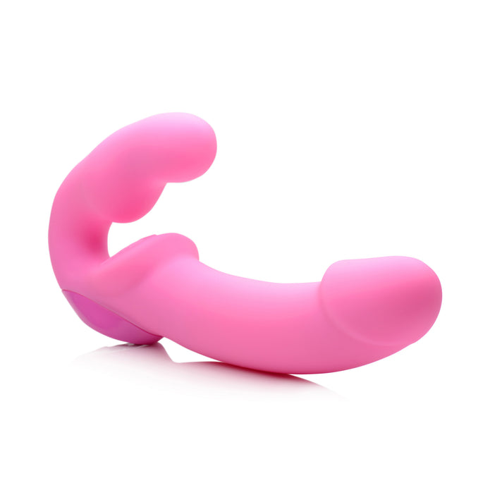 Urge Silicone Strapless Strap On With Remote- Pink
