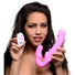 Urge Silicone Strapless Strap On With Remote- Pink