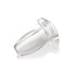 PeepHole Clear Hollow Anal Plug