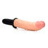 The Curved Dicktator 13 Mode Vibrating Giant Dildo Thruster - Light