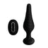 Silicone Vibrating Anal Plug with Remote Control