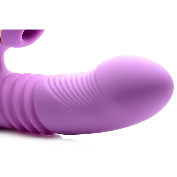 Shegasm Pro-Thrust Thrusting Suction Rabbit XR Brands Shegasm Pro-Thrust Thrusting Suction Rabbit XR Brands