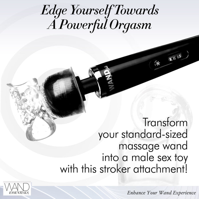 Vibra-Stroke Masturbator Wand Attachment XR Brands Vibra-Stroke Masturbator Wand Attachment XR Brands