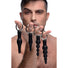4 Piece Silicone Anal Ringed Rimmer Set