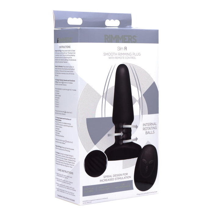 Rimmers Slim R Smooth Rimming Plug with Remote