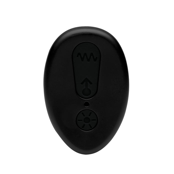 Silicone Thrusting Anal Plug with Remote Control XR Brands Silicone Thrusting Anal Plug with Remote Control XR Brands