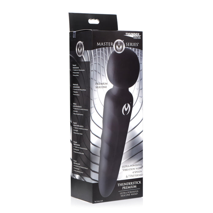 Thunderstick Premium Ultra Powerful Silicone Rechargeable Wand XR Brands Thunderstick Premium Ultra Powerful Silicone Rechargeable Wand XR Brands