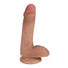 Easy Riders 6 Inch Dual Density Dildo With Balls - Light