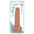 Easy Riders 7 Inch Dual Density Dildo With Balls - Light
