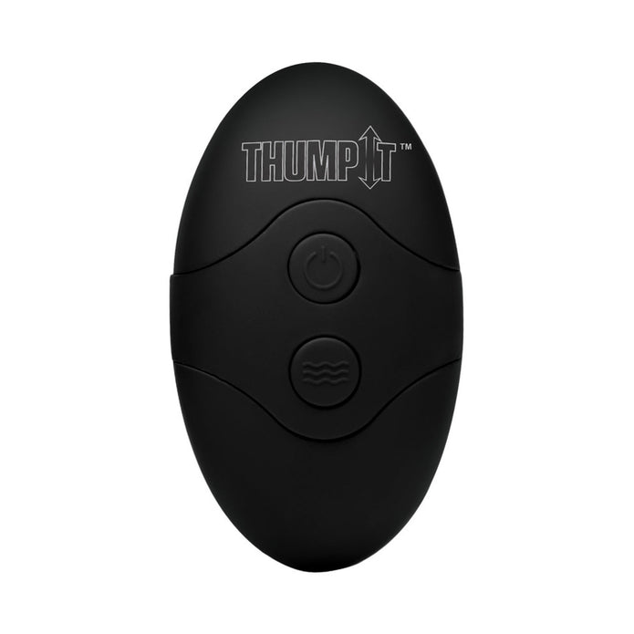 7X Remote control Thumping Dildo - Medium