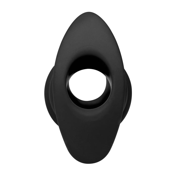 Hive Ass Tunnel Silicone Ribbed Hollow Anal Plug - Large XR Brands Hive Ass Tunnel Silicone Ribbed Hollow Anal Plug - Large XR Brands